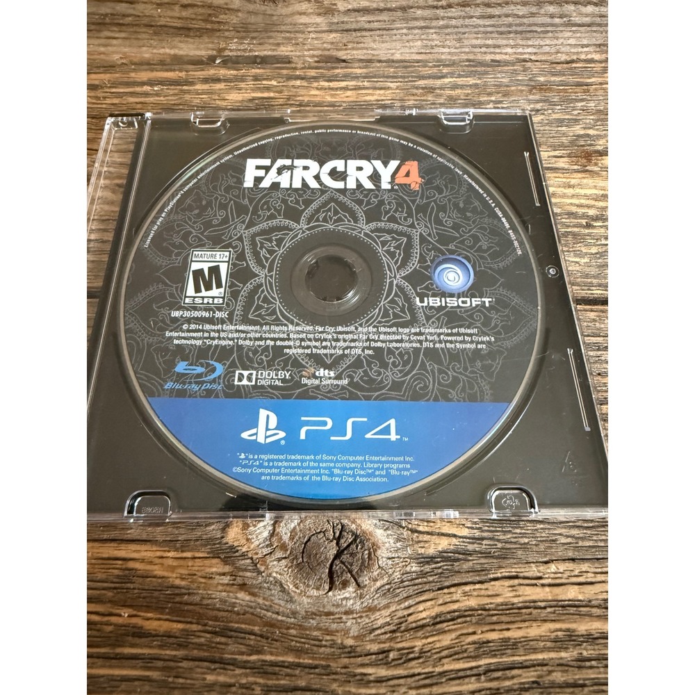 Ubisoft‎ Far Cry 4 PS4 PlayStation 4 Video Game Action Shooter Disc Only
